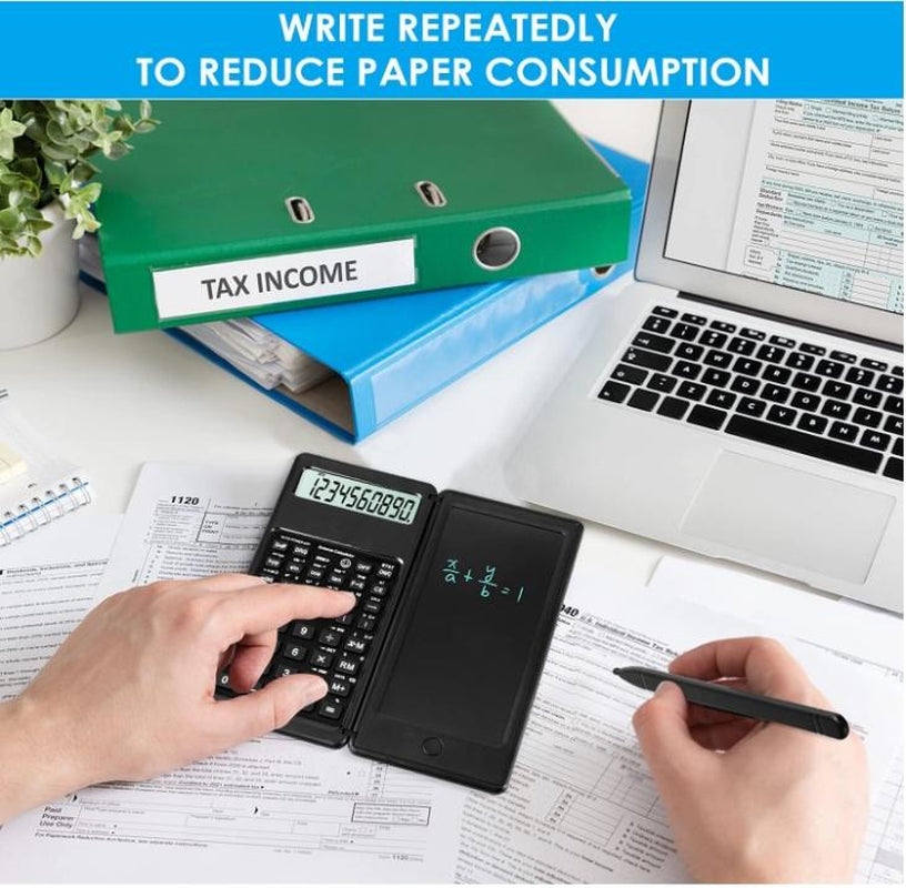 Scientific Calculators for Students, 10-Digit Large Screen, Math Calculator with Notepad, Classroom Must Haves for Middle High School Supplies & College