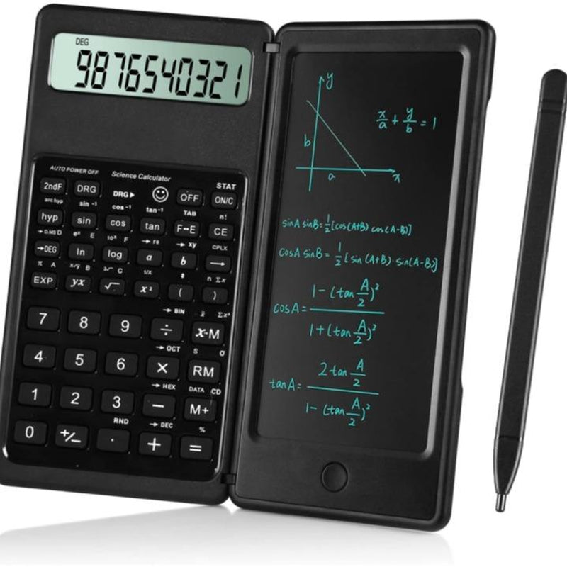 Scientific Calculators for Students, 10-Digit Large Screen, Math Calculator with Notepad, Classroom Must Haves for Middle High School Supplies & College