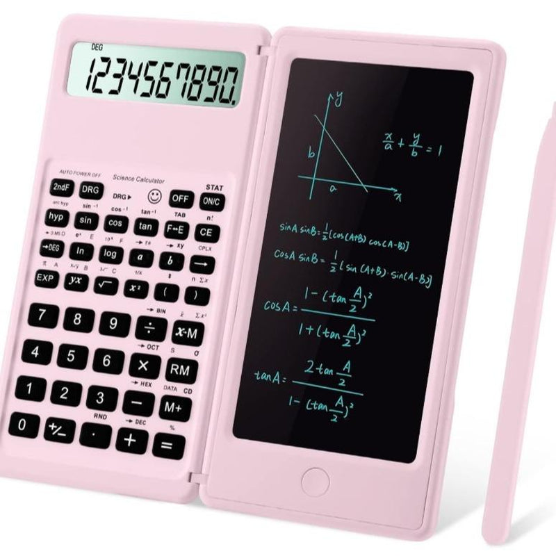 Scientific Calculators for Students, 10-Digit Large Screen, Math Calculator with Notepad, Classroom Must Haves for Middle High School Supplies & College