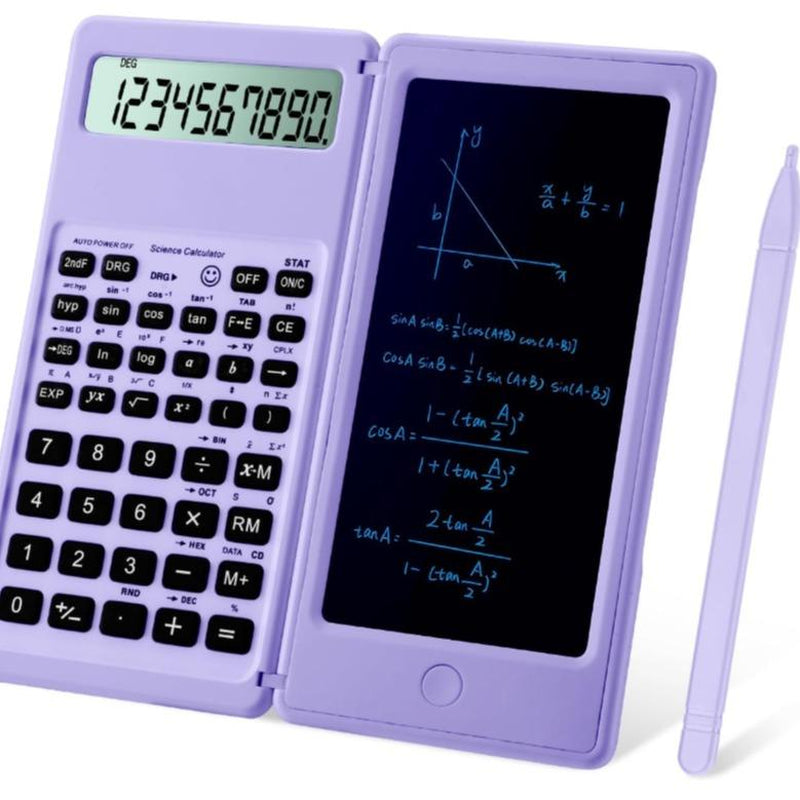 Scientific Calculators for Students, 10-Digit Large Screen, Math Calculator with Notepad, Classroom Must Haves for Middle High School Supplies & College