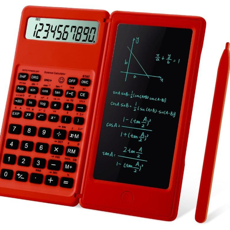 Scientific Calculators for Students, 10-Digit Large Screen, Math Calculator with Notepad, Classroom Must Haves for Middle High School Supplies & College